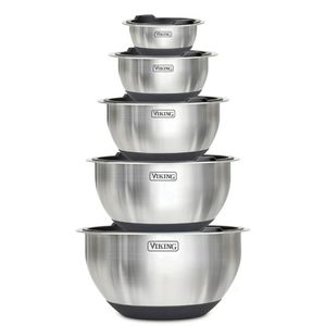 Vikings 10 pcs stainless steel mixing ,prep &serving bowls